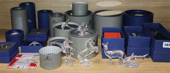 Swarovski: Shark, deer, Tigger, starfish, flowers, etc.